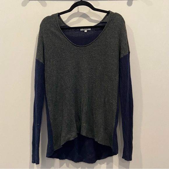 MADEWELL Kimball Colorblock Sweater Merino Wool Alpaca Pullover Small - Picture 4 of 7